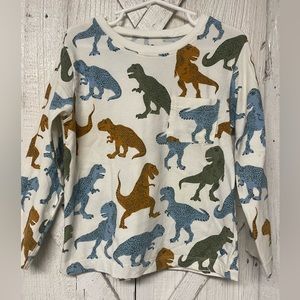 Dino t shirt blue rooster by pink chicken